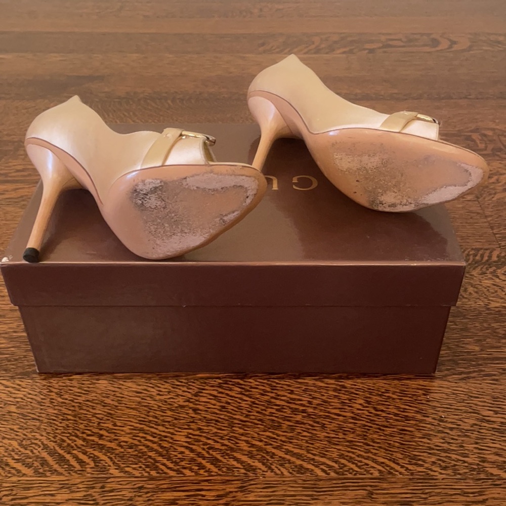 Gucci Satin Horsebit Pumps - Picture 6 of 6